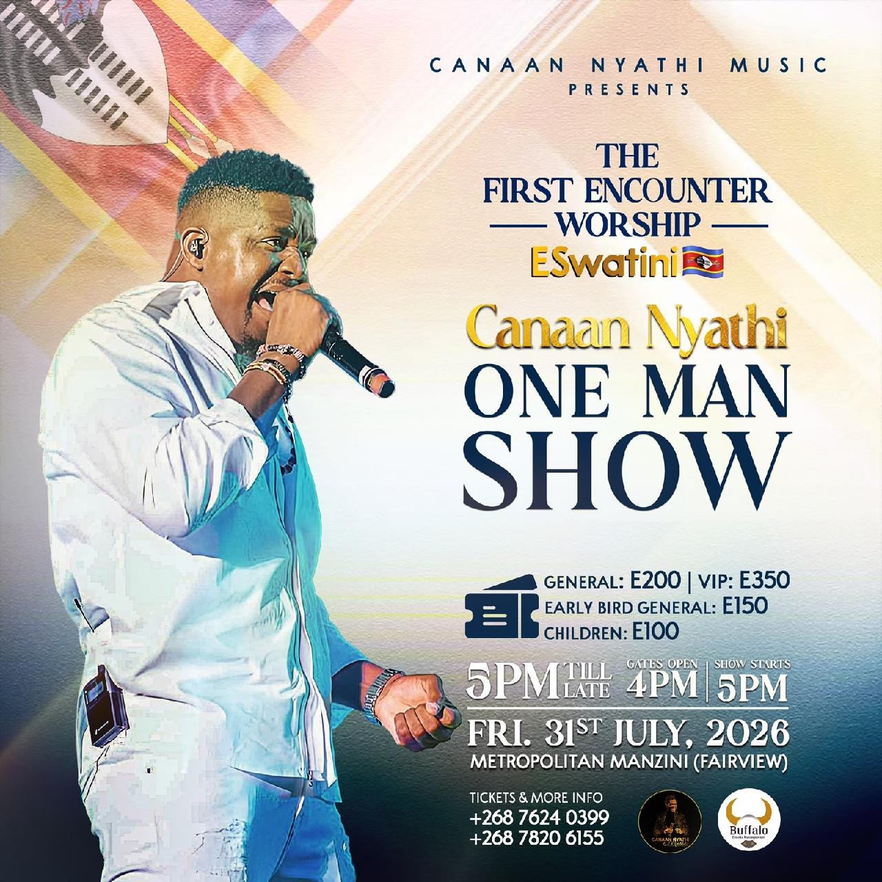 Canaan Nyathi One Man Show Pic